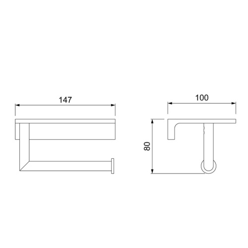 Бумагодержатель Timo Saona 13043/18 - фото 4
