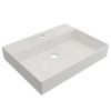Раковина керамическая Cezares MOLVENO 46 CZR-MIL-60-LVB 60х50 подвесная цвет белый 1 отверстие под смеситель