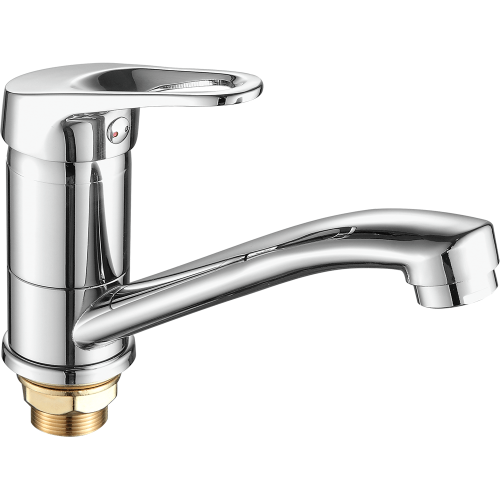 Смеситель для кухни Fashun A4513-2 на мойку хром - фото 2