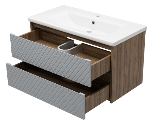Тумба под раковину Brevita Chester CHE-09090-49502Я 87x44x49 - фото 4