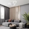 Светильник потолочный Escada Saturn (Сатурн) 10268/4LED Silver