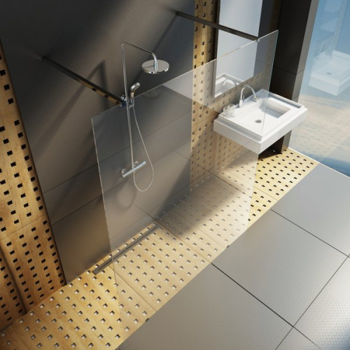 Душевой уголок Ravak Walk-In GW9FG0C00Z1 120x200 стекло прозрачное профиль хром без поддона - фото 4