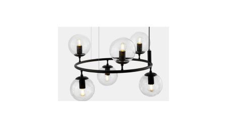 Люстра подвесная Lumina Deco Ceredo (Цередо) LDP 6034-6 RND BK