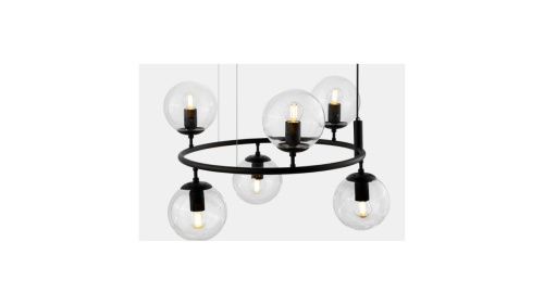 Люстра подвесная Lumina Deco Ceredo (Цередо) LDP 6034-6 RND BK - фото 3