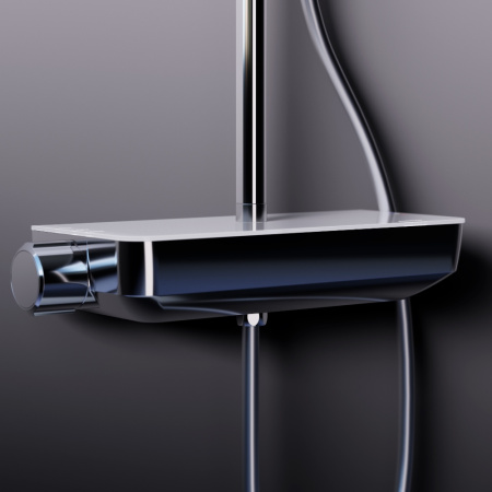 Душевая стойка Damixa Scandinavian Pure 936750000 настенная цвет хром