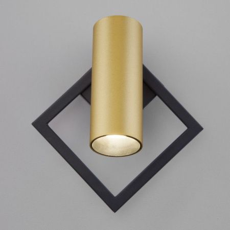 Бра Eurosvet Turro (Турро) 20091/1 LED черный/ золото