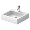 Раковина из сантехнического фарфора Duravit Vero 0454500000 50х50 накладная цвет белый 1 отверстие под смеситель