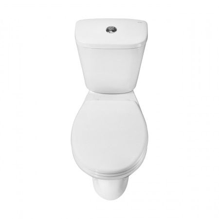 Унитаз-компакт напольный с бачком Santeri Pro 1P2155S0000BF белый с сиденьем каскадный смыв
