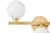 Светильник настенный Lumina Deco Marsiada (Марсиада) LDW 6033-3 F.GD