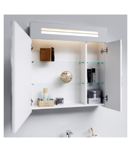 Зеркало-шкаф Aqwella Y Neo.04.06 60х15х76 подвесной цвет белый - фото 3 Зеркало-шкаф Aqwella Y Neo.04.06 60х15х76 подвесной цвет белый - фото 3