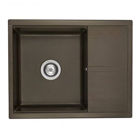 Кухонная мойка Aquaton Делия 65 1A718632DE280 65х52 цвет коричневый поверхность матовая