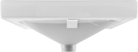 Раковина керамическая Aquanet Flash 00333265 51х47 полувстраиваемая цвет белый 1 отверстие под смеситель