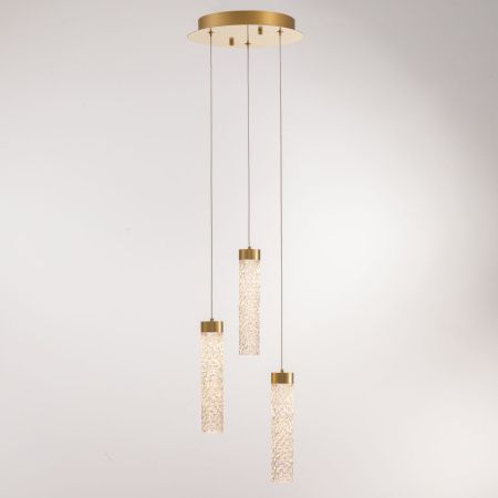 Светильник подвесной Delight Collection MD24030028-3A brass/clear