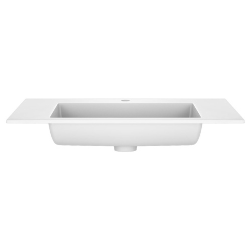 Раковина из искусственного камня Vincea VCB-13800W 80х48 встраиваемая цвет белый - фото 3