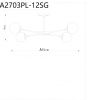 Люстра на штанге Arte Lamp MARCO (МАРЦО) A2703PL-12SG