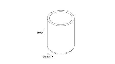 Стакан для зубных щеток Fixsen Coin FX-250-3