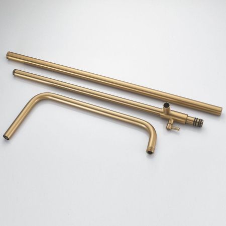 Душевая стойка Shevanik S9936G настенная цвет золото