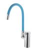 Смеситель для кухни D-Lin D157315-6 на мойку хром/синий