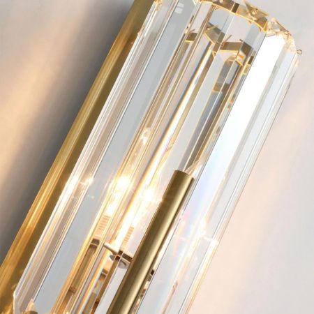 Светильник настенный Delight Collection Wall lamp (Валл ламп) 88183W/D500 gold/clear