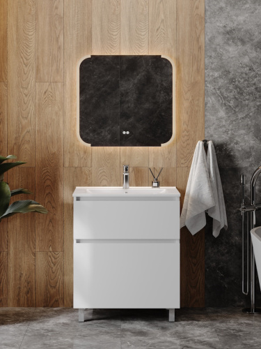 Тумба с раковиной Teymi Laina F16044 70х46х50 напольная - фото 3