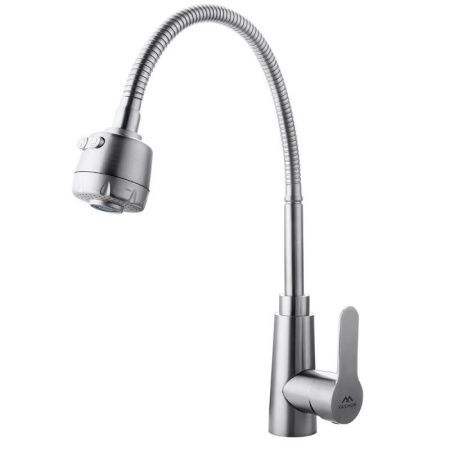 Смеситель для кухни Fashun A54301-3 на мойку сатин