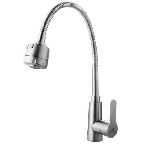 Смеситель для кухни Fashun A54301-3 на мойку сатин - фото 2