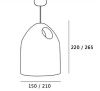 Светильник подвесной ImperiumLoft Large Oak (Ларге Оак) 213680-22