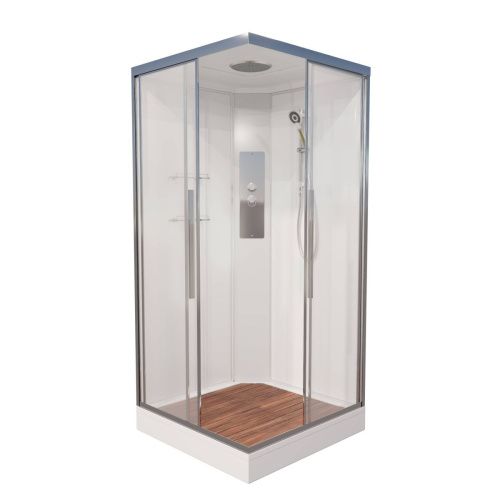 Душевая кабина AvaCan K K2090 90х90 прямоугольная с крышей ориентация универсальная