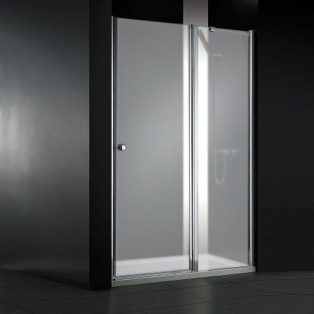 Душевая дверь Cezares ELENA ELENA-W-B-12-120-P-Cr-R 120х195 стекло рифленое профиль хром