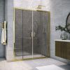 Душевая дверь Vegas-Glass Z2P TUR+NOVO Z2P TUR NOVO 220 09 07 220х200 стекло тонированное профиль золото