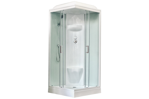 Душевая кабина Royal Bath НР RB90HP6-WT 90х90 квадратная с крышей