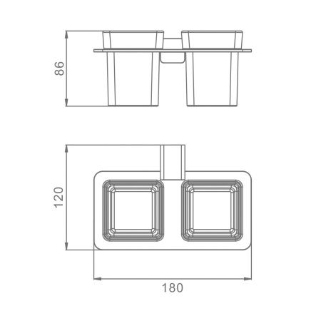 Стакан Raglo R301.08.09
