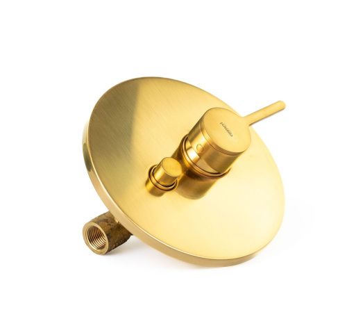 Смеситель Emmevi Filobrass 85019/ORS встраиваемый в стену золото - фото 3