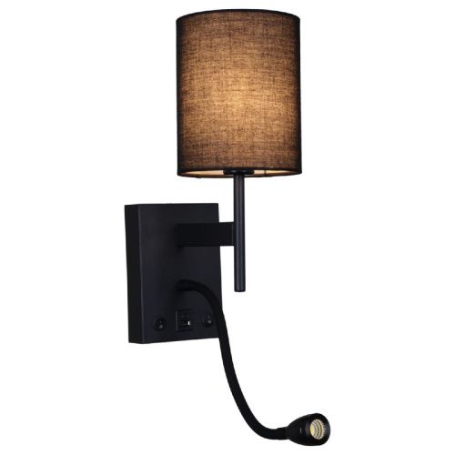 Бра Reluce 86210-9.2-001KT LED3W+E14 BK - фото 4