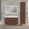 Тумба под раковину Vincea Vico VMC-2V100RW 100х50 подвесная цвет коричневый