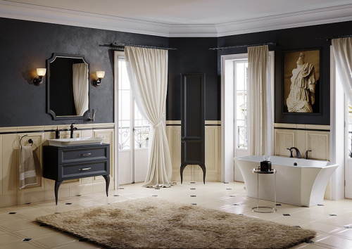 Шкаф-пенал Aqwella LaDonna LAD0504BLK 40x30x185 напольный - фото 3