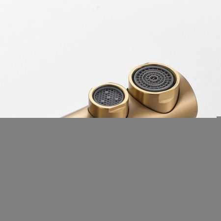 Смеситель для кухни Shevanik S468G на мойку золото