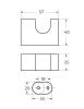 Крючок Art&Max PLATINO AM-E-3986-MB
