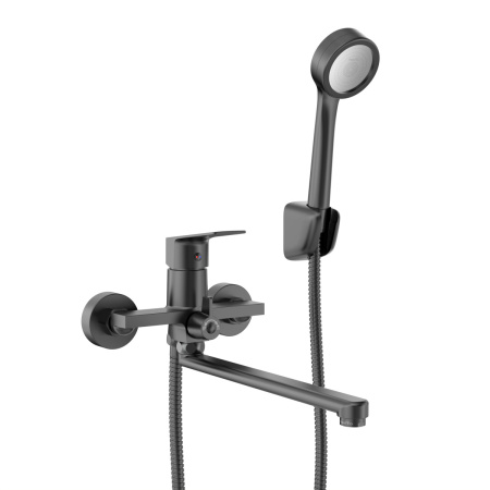 Смеситель для ванны Tokito AMA TOK-AMA-1015BL настенный черный