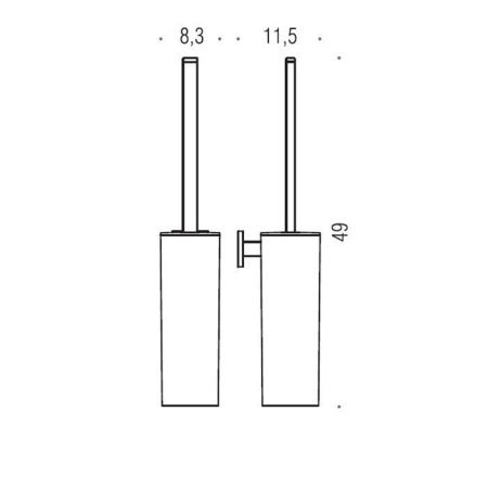 Ершик Colombo Basic B3707.CR