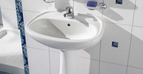Раковина Vitra Normus 55 см 9600B003-7650 подвесная цвет белый - фото 2