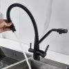 Смеситель для кухни Shevanik S968H на мойку черный