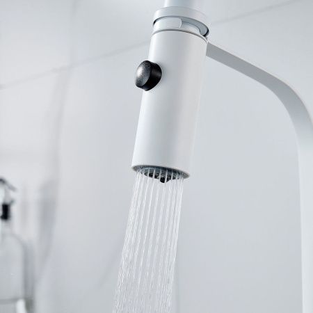 Смеситель для кухни Shevanik S943C-1 на мойку белый