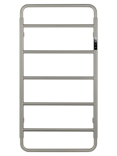 Полотенцесушитель электрический Wonzon & Woghand Wismar WW-AL202-BR 50х90 никель - фото 2