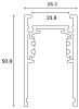 Шинопровод трехфазный накладной с заглушками Hesby Lighting ElDeko (ЕлДеко) HSBL_0170