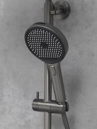 Душевая стойка AltroBagno Bilancia AltroBagnoBilancia030428GM настенная цвет оружейная сталь