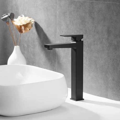 Смеситель Rose R2811H на раковину черный - фото 4