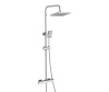 Душевая стойка WasserKRAFT A15502 настенная цвет хром с термостатом