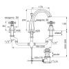 Смеситель Stella Eccelsa EC 00015 CR00 на раковину хром