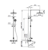Душевая стойка AltroBagno Beatrice AltroBagnoBeatrice030408Or настенная цвет золото Душевая стойка AltroBagno Beatrice AltroBagnoBeatrice030408Or настенная цвет золото